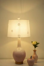 Load image into Gallery viewer, Ceramic Table Lamp/Fabric shade with UL standard
