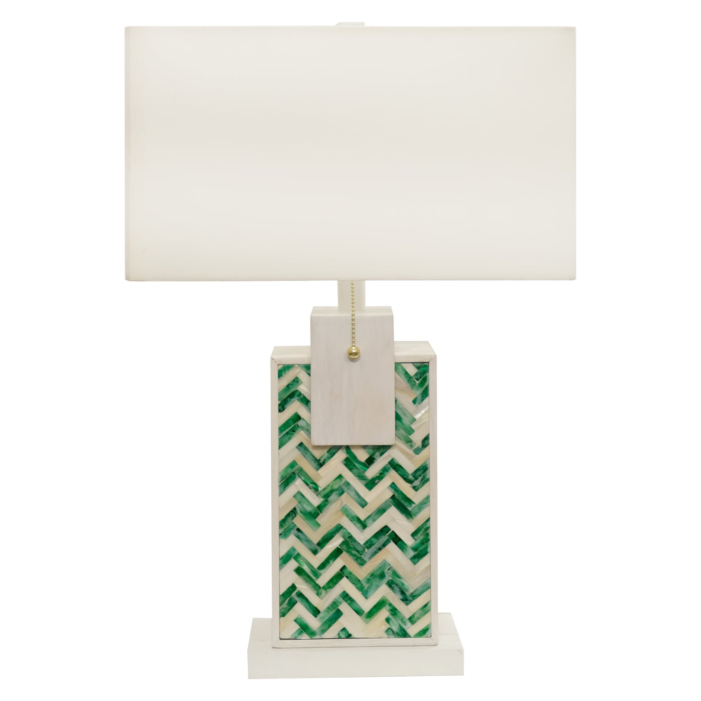 Wooden Table Lamp/Fabric shade with UL standard